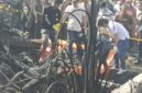 Petugas saat menjenguk para korban di RS Siti Aisyah Lubuklinggau. Foto: Dokumen Polres Muratara.