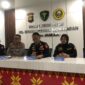 Karumkit RS Bhayangkara Moh Hasan Palembang Kombes Pol dr Budi Santoso saat gelar konferensi pers, Kamis (7/5/2026).