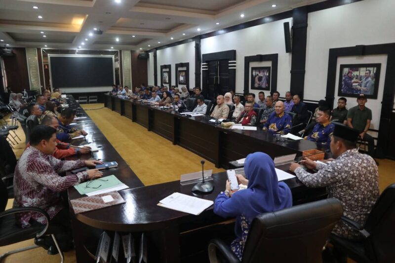 Rapat persiapan jelang hari jadi kota pagar alam yang ke-25