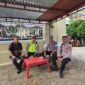 Kapolsek Buay Madang Timur Iptu Swisspo, memimpin langsung pengamanan Perayaan Ekaristi Penerimaan Sakramen Krisma di Gereja Trinitas Bangun Sari, Desa Srikaton. 