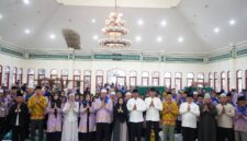 keberangkatan calon jamaah haji asal pagar alam menuju asrama haji palembang