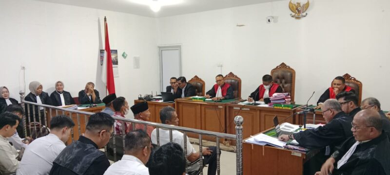 Saat para saksi dihadirkan di sidang Tipikor Palembang Senin (11/5/2026)