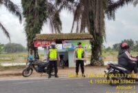 Hadir di tengah masyarakat! Polsek Buay Madang Timur laksanakan giat patroli pagi dan KRYD di Desa Srikaton untuk antisipasi kejahatan jalanan dan pencegahan Karhutla.