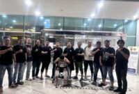 Foto :  pelaku usai menjalani perawatan di Rumah sakit