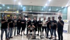 Foto :  pelaku usai menjalani perawatan di Rumah sakit