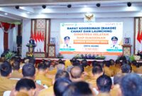 Bupati Muba Hadiri Rakor Seluruh Camat dan Launching Sumsel Siap Sukseskan Sensus Ekonomi 2026