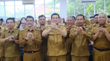 Silaturahmi ke DLH Muba, Ajak ASN Tetap Solid dan Semangat Tingkatkan Kinerja