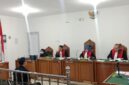 Saat Terdakwa Muhammad Ridho Kurniawan jalani sidang perdana di PN Tipikor Palembang, Rabu (13/5/2026)