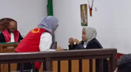 Setelah berkoordinasi dengan tim kuasa hukumnya, terdakwa Sabrina menyatakan sikap atas putusan majelis hakim pada Rabu (13/5/2026).