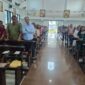 Suasana khidmat jemaat saat mengikuti perayaan ibadah Kenaikan Isa Almasih di Gereja Trinitas Bangun Sari, Desa Srikaton, OKU Timur. 