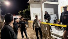 fhoto (istimewa/polres pagar alam) : tkp pembunuhan seorang istri oleh sang suami