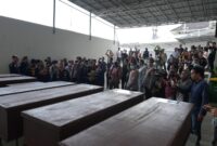 Jenazah korban saat akan diserahkan ke pihak keluarga.
