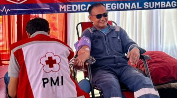 Pertamina Patra Niaga Regional Sumbagsel Ajak Masyarakat Peduli Kesehatan lewat Donor Darah dan VCT