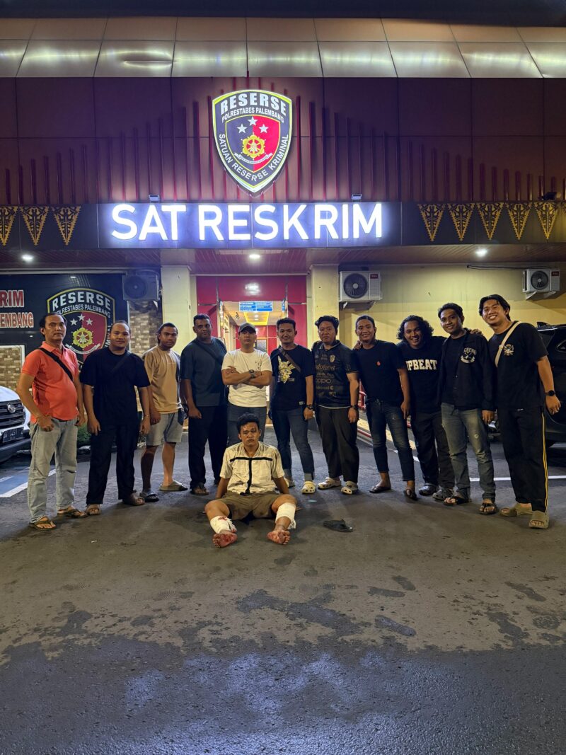 Foto tersangka usai diamankan