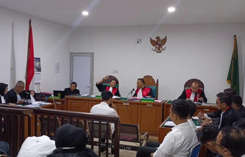 Saat Ahli Auditor Kejati Sumsel dihadirkan disidang Tipikor PN Palembang, Selasa (19/5/2026)
