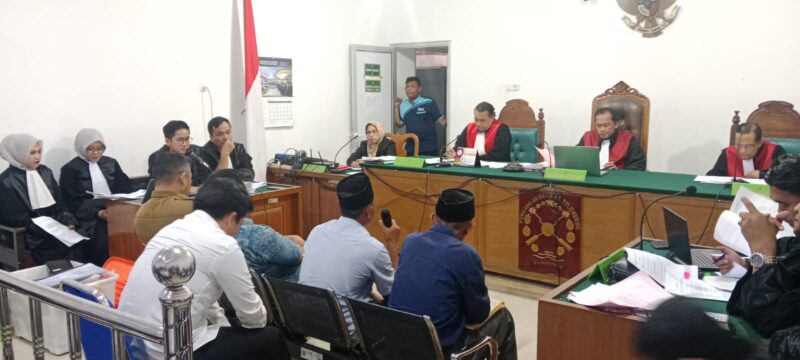 Saat saksi dihadirkan di persidangan yang digelar di PN Tipikor Palembang, Selasa (19/5/2026)