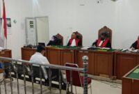 Saat JPU bacakan tuntutan Terdakwa Eddy Hermanto sidang di PN Tipikor Palembang , Rabu (20/5/2026)