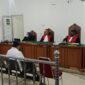 Saat JPU bacakan tuntutan Terdakwa Eddy Hermanto sidang di PN Tipikor Palembang , Rabu (20/5/2026)