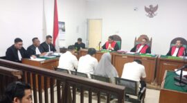 Saat para Terdakwa dihadirkan disidang PN Tipikor Palembang, Rabu (20/5/2026)