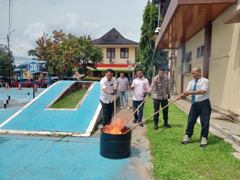 pemusnahan barang bukti 