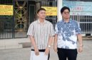 Saat tim Kuasa hukum PT Amen Mulia, Akbar Tanjung SH bersama rekannya Isykamal SH saat ditemui di PN Palembang, Rabu (20/5/2026)