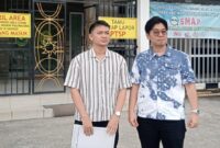 Saat tim Kuasa hukum PT Amen Mulia, Akbar Tanjung SH bersama rekannya Isykamal SH saat ditemui di PN Palembang, Rabu (20/5/2026)