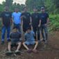 Kedua pelaku saat diamankan. Foto: Polres Musi Rawas.