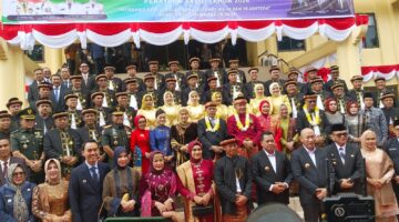Dewan Perwakilan Rakyat Daerah (DPRD) Kabupaten Lahat menggelar Rapat Paripurna Istimewa Masa Sidang III dalam rangka memperingati Hari Jadi Kabupaten Lahat ke-157, Rabu (20/5/2026). Foto: Ismail 
