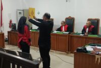 Saat saksi dihadirkan di sidang PN Palembang, Rabu (20/5/2026)