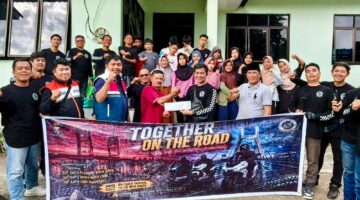 Patra Bikers Community – Bapor Motorsport Pertamina Patra Niaga Regional Sumbagsel Padukan Touring dan Aksi Sosial