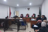 Saat para Terdakwa dua Terdakwa dihadadirkan disidang PN Tipikor Palembang,Kamis (21/5/2026)