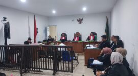 Saat para Terdakwa dua Terdakwa dihadadirkan disidang PN Tipikor Palembang,Kamis (21/5/2026)
