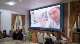 fhoto : yasin dan doa bersama di rumah dinas walikota pagar alam untuk jamaah haji