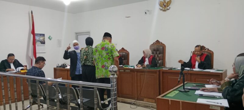 Saat para saksi dihadirkan di PN Tipikor Palembang, Jumad (22/5/2026)