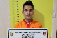 Satu dari dua Pelaku yang berhasil di tangkap