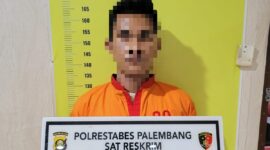Satu dari dua Pelaku yang berhasil di tangkap 