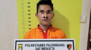 Satu dari dua Pelaku yang berhasil di tangkap 