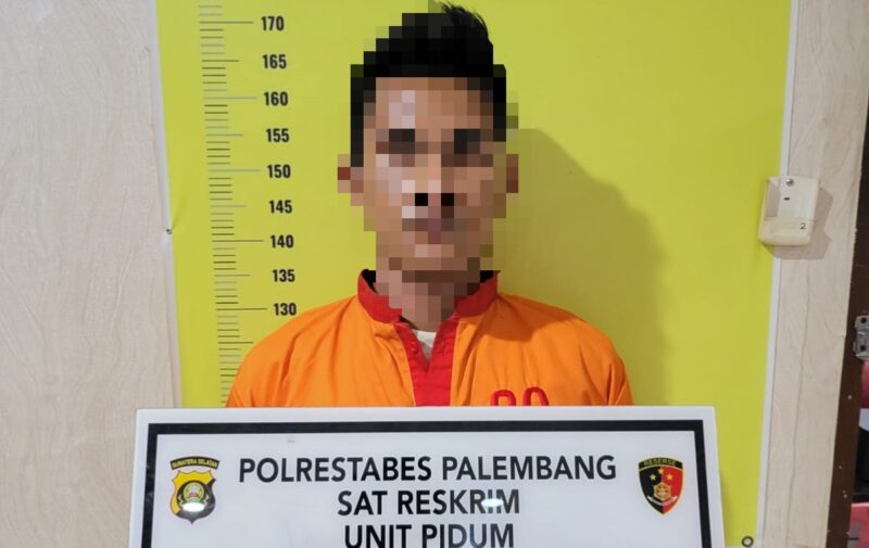 Satu dari dua Pelaku yang berhasil di tangkap 
