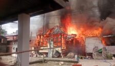 Foto.:  kebakaran di jalan Silaberanti