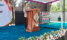 Hadiri Pelepasan Siswa SMP Muhammadiyah 2 Karang Tengah, Polsek Buay Madang Timur Sampaikan Pesan Kamtibmas