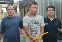 Foto Pelaku digiring petugas