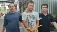 Foto Pelaku digiring petugas