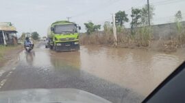 Kondisi Kondisi Jalan Lingkar Selatan Jakabaring, Kabupaten Banyuasin