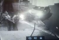 Foto rekaman CCTV pada saat kejadian