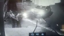 Foto rekaman CCTV pada saat kejadian