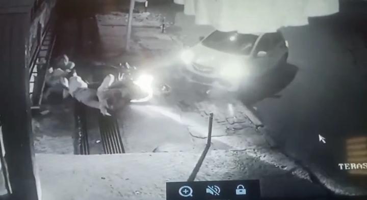 Foto rekaman CCTV pada saat kejadian