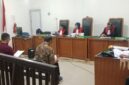 Saat JPU bacakan surat dakwaan kedua Terdakwa di sidang yang digelar di PN Tipikor Palembang , Senin (25/5/2026)