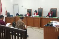 Saat JPU bacakan surat dakwaan kedua Terdakwa di sidang yang digelar di PN Tipikor Palembang , Senin (25/5/2026)