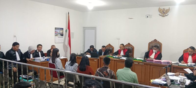 Saat para saksi dihadirkan disidang PN Tipikor Palembang, Senin (25/5/2026)