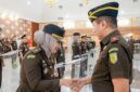 Foto upacara pelantikan dan pengambilan sumpah jabatan terhadap 11 pejabat di lingkungan Kejaksaan Tinggi Sumatera Selatan, Senin (25/5/2026).